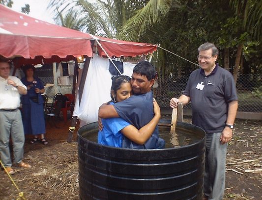 baptized together in 2002