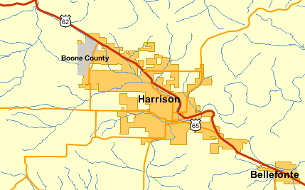 map of Harrison