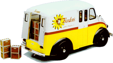 1950 Borden Milk Truck