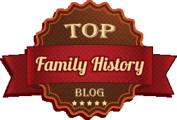 Top 50 Family History Blogs Award
