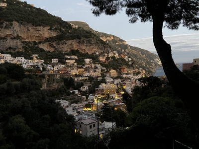 Positano from hotel